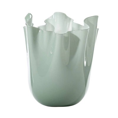 Venini – Vaso Fazzoletto in Vetro Soffiato Opalino colore... 2