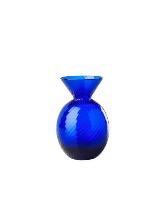 Vaso Gemme Rigadin H12 cm Zaffiro - Venini