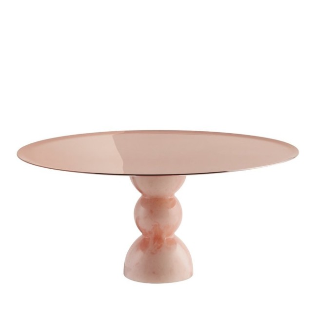 Alzata ? Cm 30 H Cm 14 Madame PVD Rum Base Resina