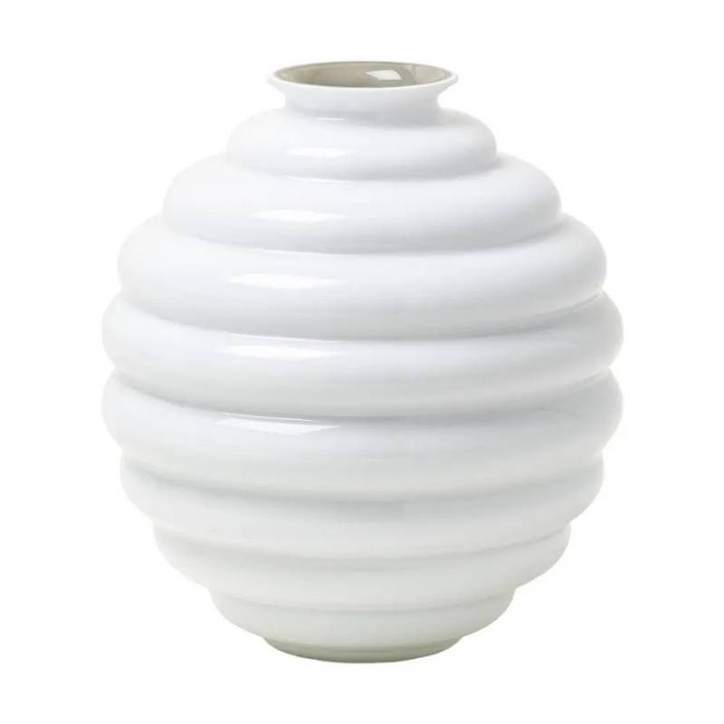 Vaso Venini Deco H24,5 cm - Colore Snow in Vetro di Murano