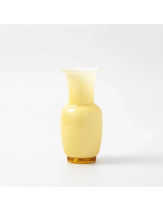 Vaso Venini Opalino H36 cm - Colore Burro in...