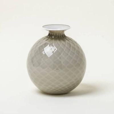 Vaso Venini Monofiore Balloton H20,5 cm - Snow e... 2