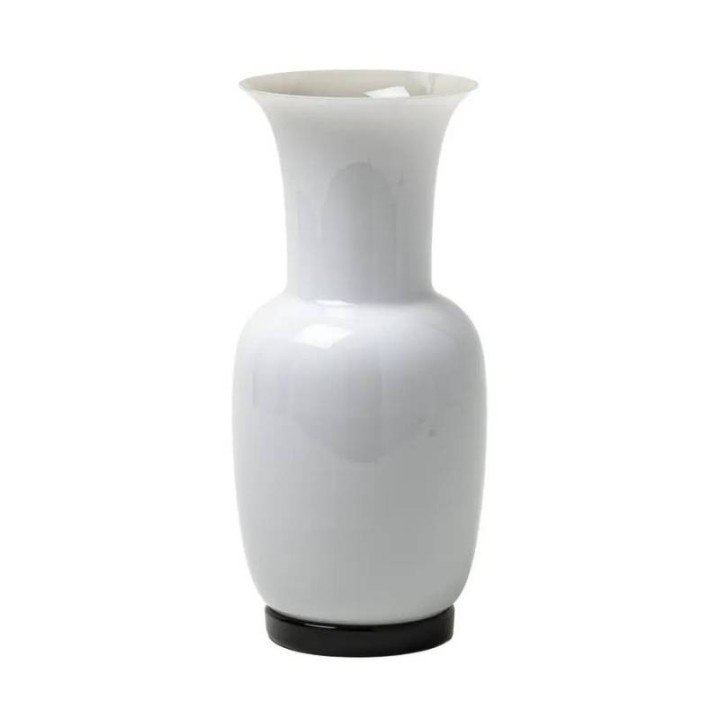 Venini Vaso Opalino snow alto 36 cm