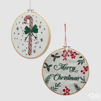 Enzo De Gasperi Addobbo Medaglione Ricamo Merry D22 –...