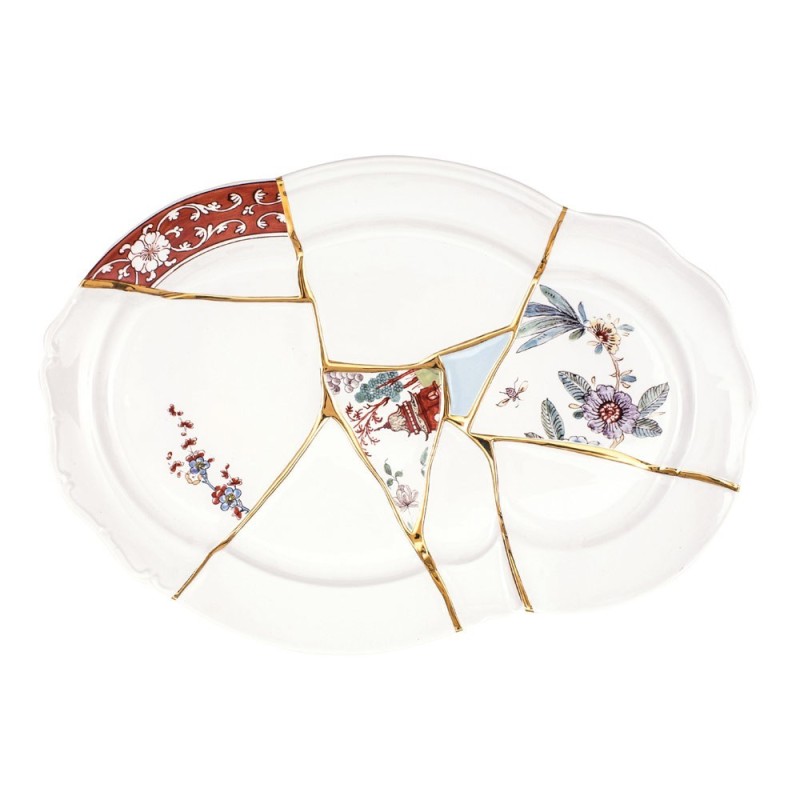 Seletti - vassoio in porcellana Kintsugi Seletti - vassoio in porcellana Kintsugi