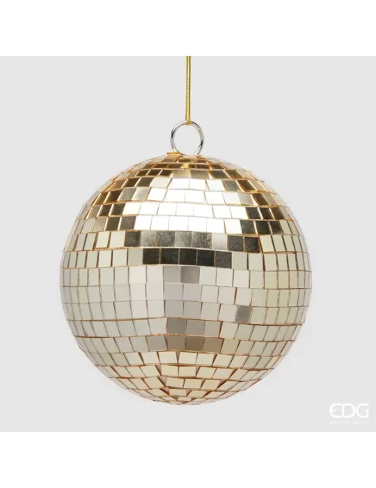 Addobbo Palla Specchio D15 cm Light Gold - Enzo De Gasperi