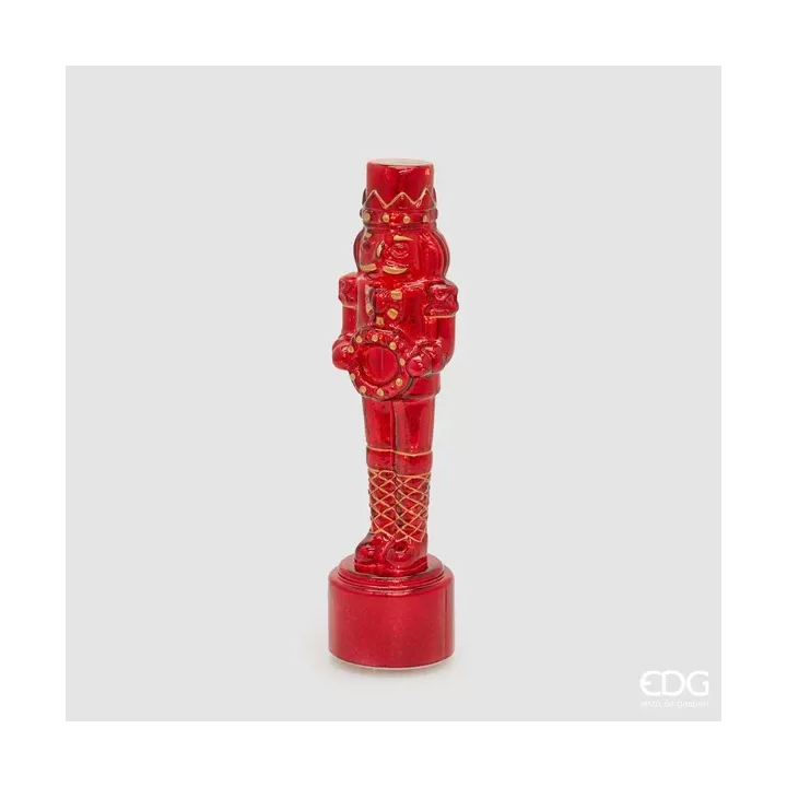 EDG Soldatino Twist rosso con musica e LED alto 35,5 cm
