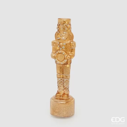 EDG Soldatino Twist oro con musica e LED alto 35,5 cm