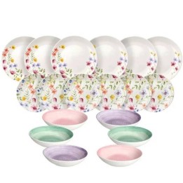 Tognana Servizio di piatti Madison Petals 18 pezzi