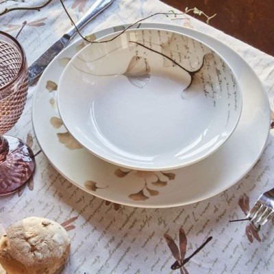 Servizio Piatti 18 Pezzi Poesia Beige Tognana in... 2