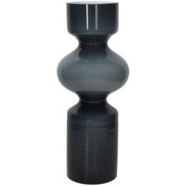 Tognana Vaso Wetube tubolare vetro grigio 35 cm