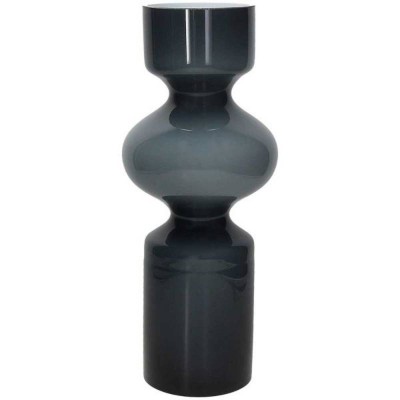 Vaso Tubolare Grigio H 35 cm Wetube Tognana in Vetro