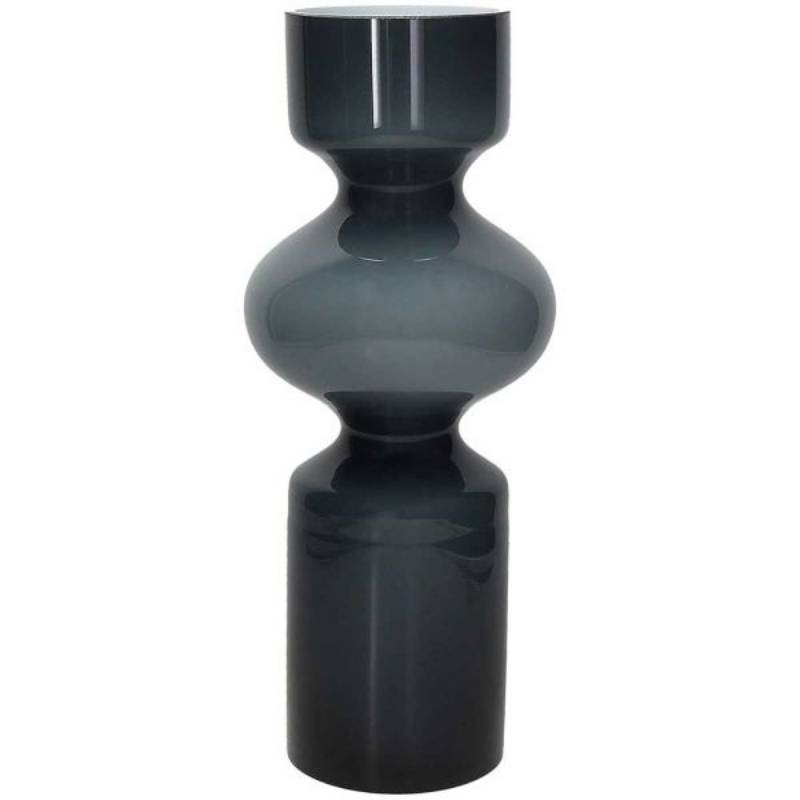 Vaso Tubolare Grigio H 35 cm Wetube Tognana in Vetro