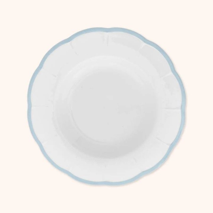 Bitossi Home Piatto fondo Petalo Cielo Ø 22,8 cm