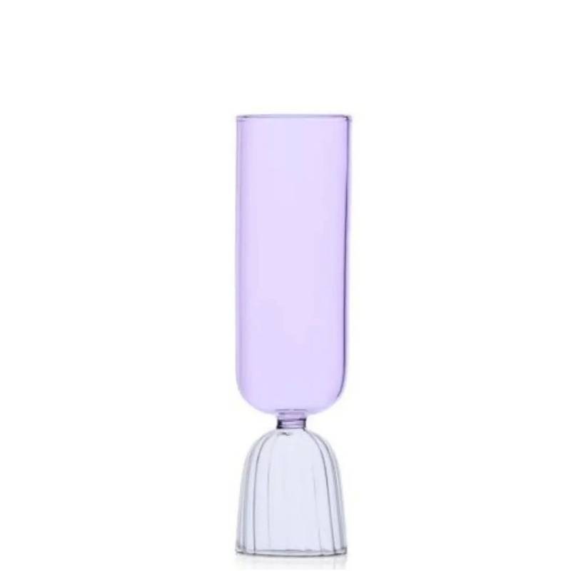 Flute da Champagne in Vetro Borosilicato Tutù Rosa Ichendorf Milano – Design Mist-O
