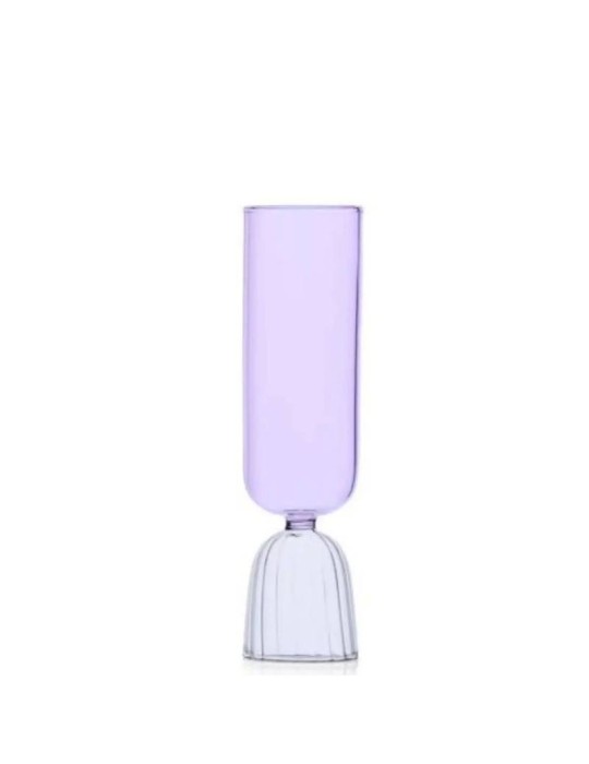 Flute da Champagne in Vetro Borosilicato Tutù Rosa Ichendorf Milano – Design Mist-O