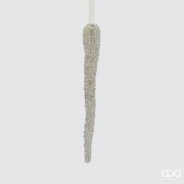 EDG Ghiacciolo da appendere argento alto 23 cm