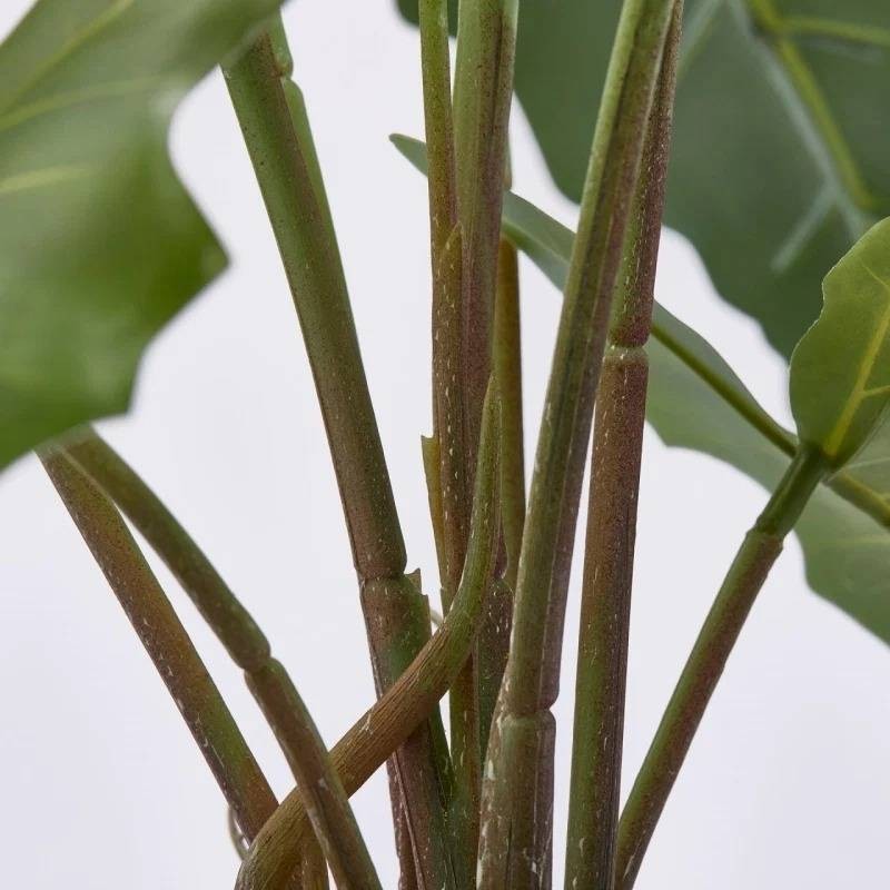 Pianta Artificiale Alocasia Chic H58 cm con...