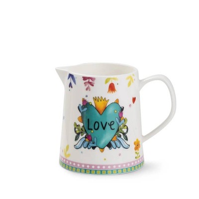 Lattiera Love Turchese 530 ml in New Bone China - Egan