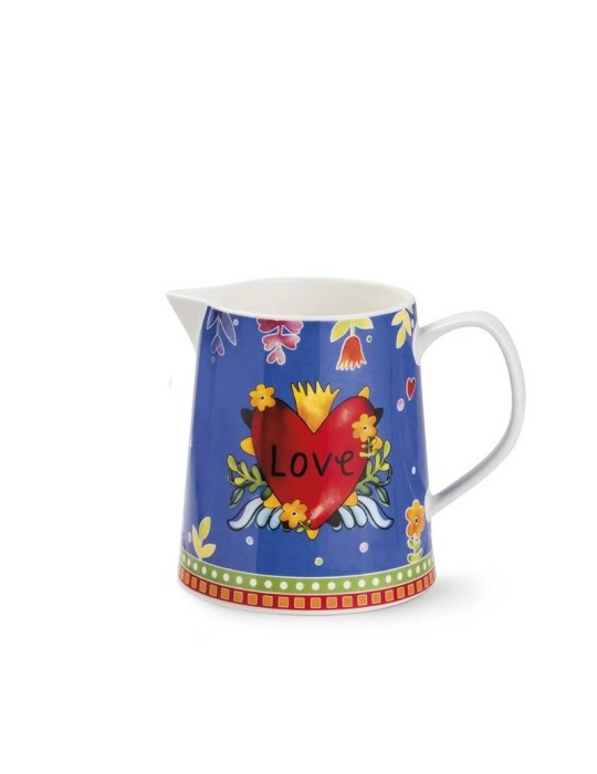 Lattiera Love Rosso 530 ml in New Bone China - Egan