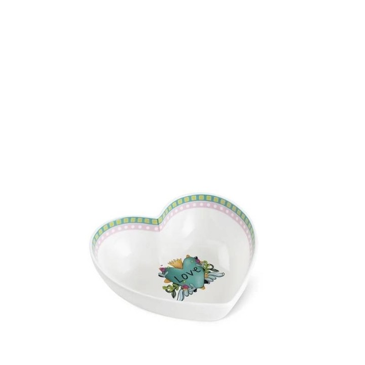 Egan Svuotatasche Love turchese 17 × 5 cm