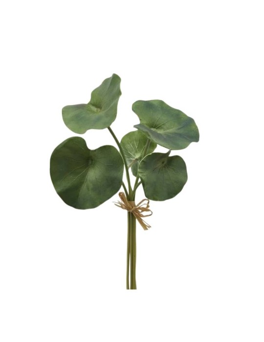 Mazzo di Loto Artificiale 5 Steli H.40 cm Verde - EDG Enzo De Gasperi