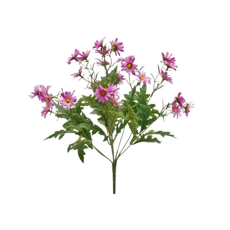 Mazzetto di Margherite Artificiali Fucsia H36 cm - EDG Enzo De Gasperi