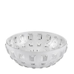 EDG Centrotavola Gemme in vetro bianco Ø 25 cm