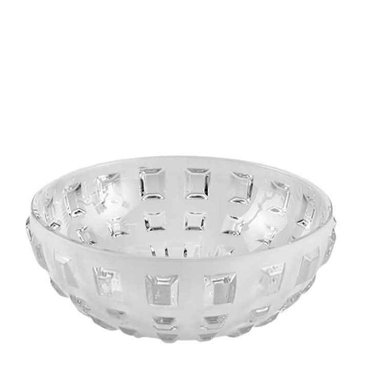 EDG Centrotavola Gemme in vetro bianco Ø 25 cm