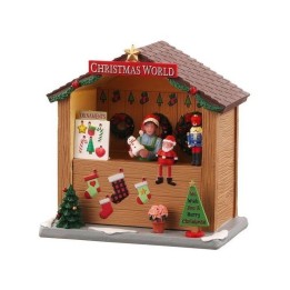 Lemax Christmas World Booth 14907 chiosco illuminato
