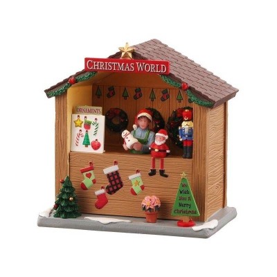 Scena Natalizia Illuminata "Christmas World Booth" Lemax...