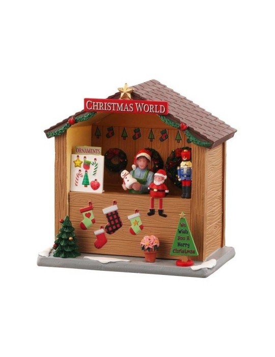 Scena Natalizia Illuminata "Christmas World Booth" Lemax – Cod. 14907