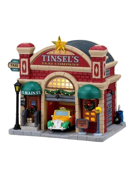 Lemax Tinsel’s Taxi Company - Cod. 65571 Collezione Caddington