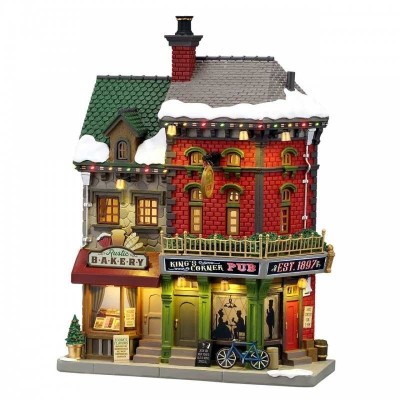 Lemax King's Corner Pub B/O 4.5V - Cod. 65569 Collezione...