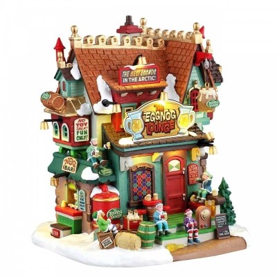 Lemax The Eggnog Lounge B/O 4.5V - Cod. 65567 Collezione...