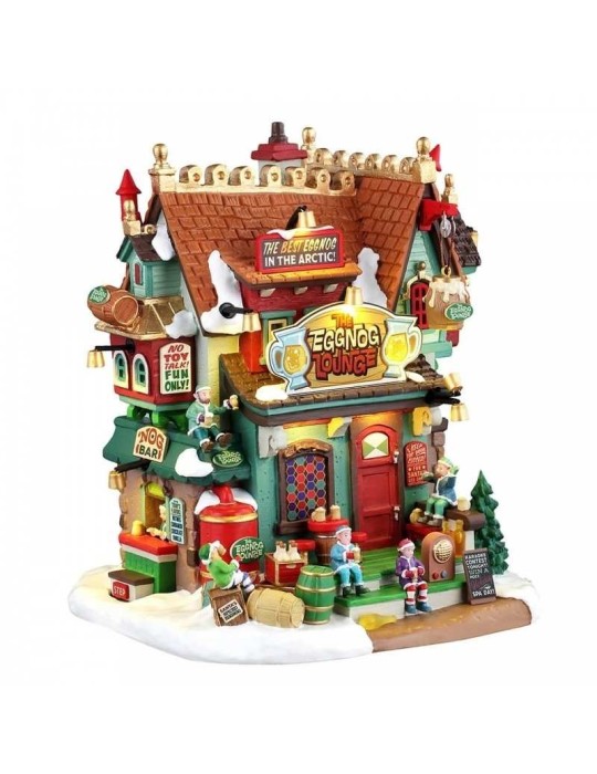 Lemax The Eggnog Lounge B/O 4.5V - Cod. 65567 Collezione Santa's Wonderland