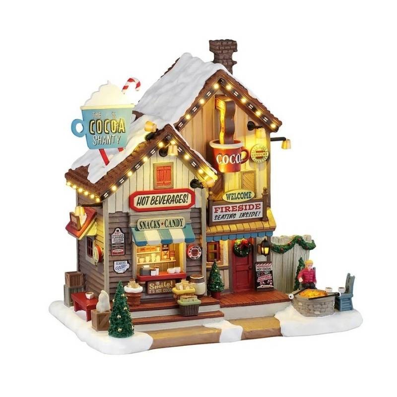 Lemax The Cocoa Shanty - Casetta della Cioccolata Calda con Luci LED