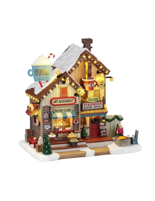 Lemax The Cocoa Shanty - Casetta della Cioccolata Calda con Luci LED