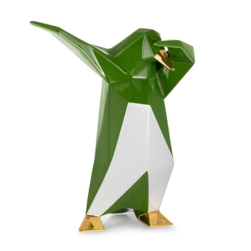 Bosa Scultura Dab Penguin Verde Pineta – Design Vittorio Gennari