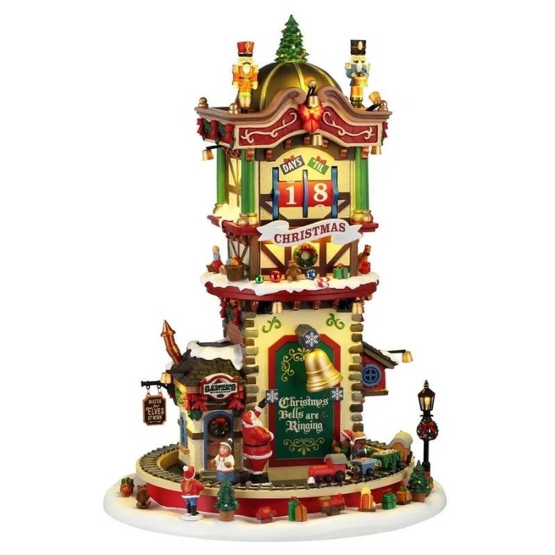 Lemax Christmas Time Countdown - Scena Animata con Luci, Musica e Movimento