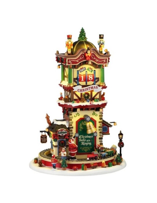 Lemax Christmas Time Countdown - Scena Animata con Luci, Musica e Movimento