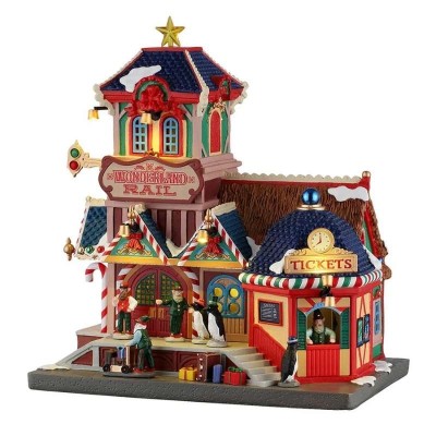 Lemax Wonderland Rail - Edificio Illuminato con Luci...