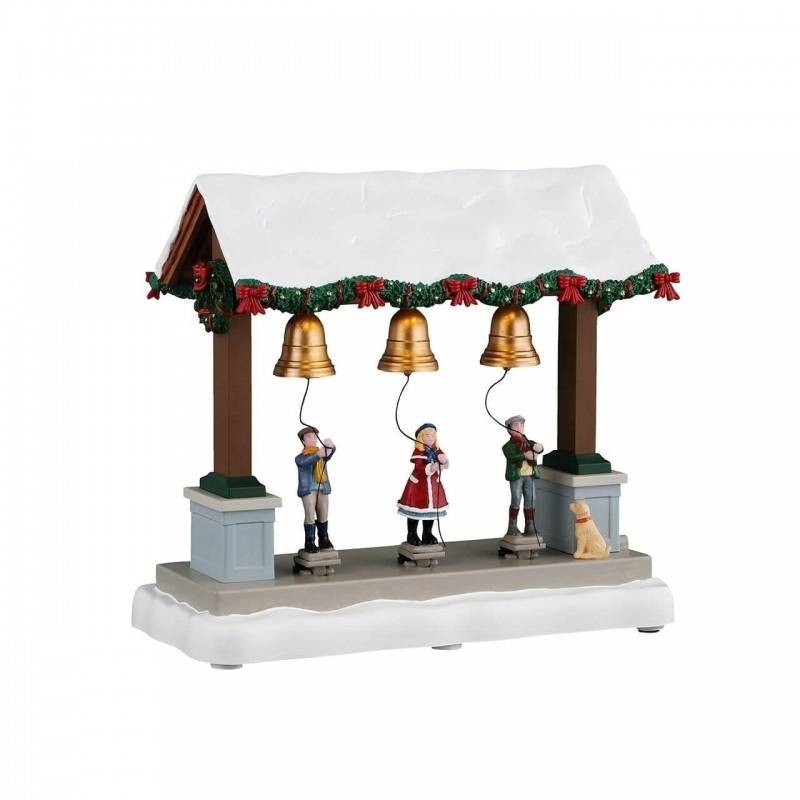 Lemax Christmas Bells Are Ringing - Scena Natalizia Musicale e Luminosa Caddington Village 64637