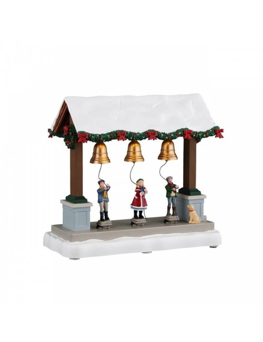 Lemax Christmas Bells Are Ringing - Scena Natalizia Musicale e Luminosa Caddington Village 64637