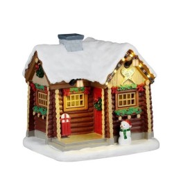 Lemax Snowshoe Cabin 64680 baita illuminata