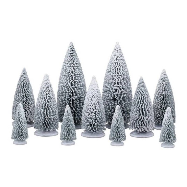 Lemax White Pine Trees 64687 set di pini innevati