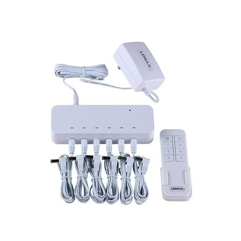 Lemax Remote Control Box con Telecomando a 6 Canali | Collezione General Cod. 54521