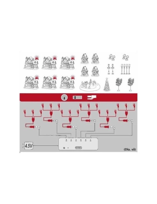 Lemax Remote Control Box con Telecomando a 6...