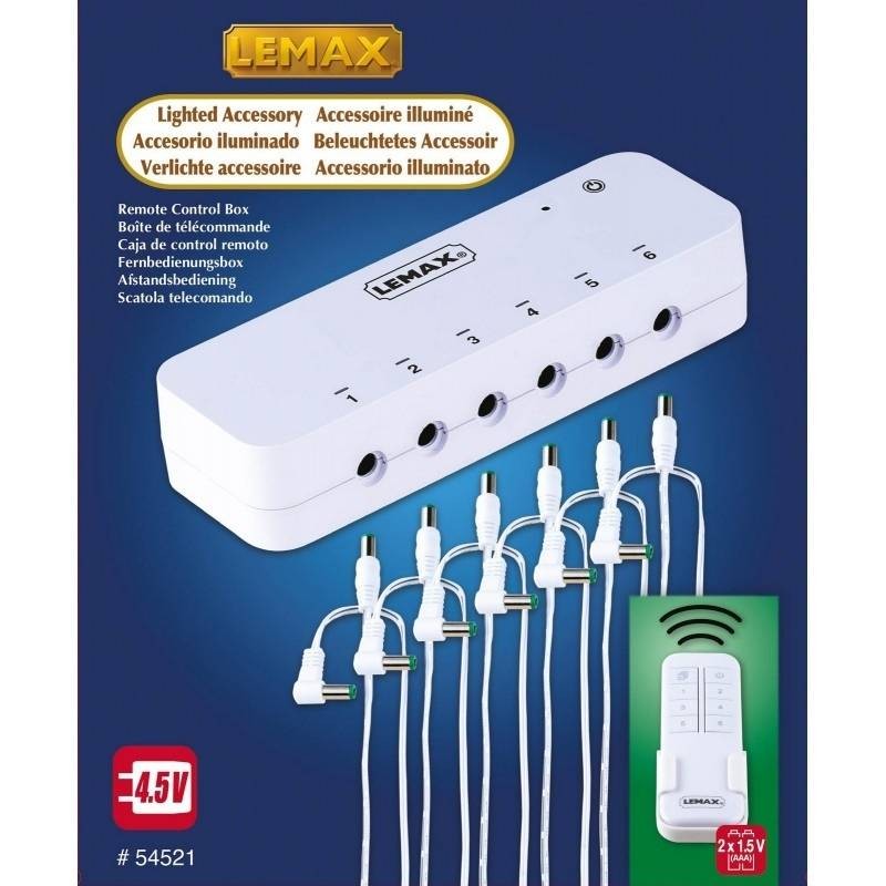Lemax Remote Control Box con Telecomando a 6...