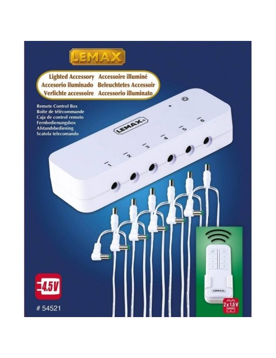 Lemax Remote Control Box con Telecomando a 6...